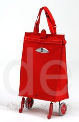 Тележка сумка хозяйственная GIMI Brava (цвет красный)