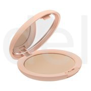 Компактна пудра Deliplus 100 світло-бежевого кольору з шовковистим ефектом