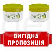 Крем для тіла з олією оливи, 2 х 250мл Deliplus