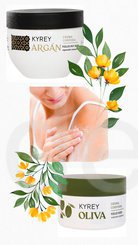 Набір для тіла крем з олією оливи 200мл та олією аргану 200мл, Kyrey