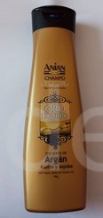 Шампунь «Жидкое золото» c маслами аргана, жожоба и кератином 400 мл, Oro Liquido Anian