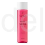Тонік для обличчя з вітамінами та мінералами, Facial Clean, що зволожує та відновлює для всіх типів шкіри, Deliplus 255 мл
